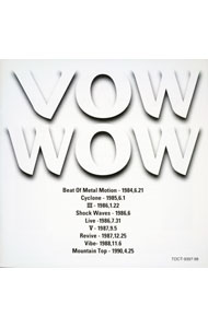 【中古】VOW　WOW/ 【2CD】ツイン・ベスト