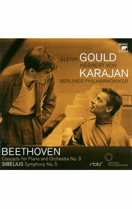 【中古】ベートーヴェン：ピアノ協奏曲第3番｜シベリウス：交響曲第5番 / カラヤン／グレン・グールド／ベルリン・フィルハーモニー管弦楽団