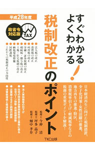 &nbsp;&nbsp;&nbsp; すぐわかるよくわかる！税制改正のポイント　平成28年度 単行本 の詳細 平成28年度税制改正について、法人税、消費税、所得税、金融・証券税制、相続・贈与税、土地・住宅税制、納税環境整備、国際課税など8分野に分け、図表をふんだんに採り入れて解説する。政省令の内容も盛り込む。 カテゴリ: 中古本 ジャンル: ビジネス 税金 出版社: TKC出版 レーベル: 作者: 今仲清 カナ: スグワカルヨクワカルゼイセイカイセイノポイントヘイセイ28ネンド / イマナカキヨシ サイズ: 単行本 ISBN: 4905467335 発売日: 2016/05/01 関連商品リンク : 今仲清 TKC出版