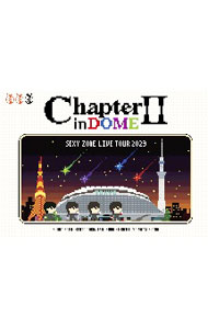 &nbsp;&nbsp;&nbsp; SEXY　ZONE　LIVE　TOUR　2023　ChapterII　in　DOME の詳細 発売元: グルーヴ・ミュージックカンパニー ディスク枚数: 3枚 品番: OVBT19001 リージョンコード: 2 発売日: 2024/04/24 映像特典:［2］〈「SEXY　ZONE　LIVE　TOUR　2023　ChapterII」＠神奈川・横浜アリーナ〉Overture／BUMP／Freak　your　body／極東DANCE／NOT　FOUND／Take　A　New　Step／Make　You　Mine／せめて夢の中でだけは君を抱きしめて眠りたい／雨に唄えば／My　World／Trust　Me，Trust　You．／再会の合図／ぎゅっと／MC／長電話／泡／Cream／Turbulence／ROSSO／Purple　Rain／本音と建前／Try　This　One　More　Time／ROCK　THA　TOWN／High！！High！！People／Sad　World／Naturally／MELODY／Stolen　Heart／［3］ドーム公演　バラエティ映像（キャバクラシリーズ）：スピードキャバクラ　ベストアンサー−スピードキャバクラ　ベスト2アンサー，キャバクラ5−キャバクラ3，キャバクラ　グッドラック 内容Disk-1Overture人生遊戯Try　This　One　More　Time麒麟の子Freak　your　bodyBUMPRIGHT　NEXT　TO　YOU君にHITOMEBOREスキすぎてMy　WorldROSSOTHE　FINESTEXTACY　LUVLET’S　MUSIC再会の合図ぎゅっとMCせめて夢の中でだけは君を抱きしめて眠りたいCream雨に唄えばTurbulence本音と建前Purple　Rainメドレー：Forever　Gold−恋がはじまるよーー！！！−Lady　ダイヤモンド−ぶつかっちゃうよ−ゼンゼンカンケイナイ−ダンケ・シェーン−男　never　give　up−Money　Money−バィバィDuバィ−See　you　again−−ワィワィHaワィ−With　youSexy　ZonetimelessSexy　Summerに雪が降るKing＆Queen＆JokerRUN 関連商品リンク : Sexy　Zone グルーヴ・ミュージックカンパニー