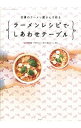 【中古】日清のラーメン屋さんで作るラーメンレシピでしあわせテーブル / 日清食品