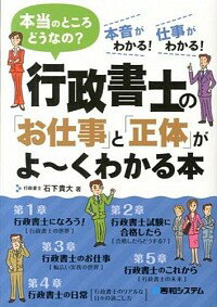 【中古】行政書士の「お仕事」と「正体」がよ−くわかる本 / 