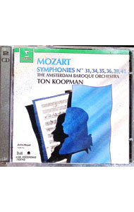 &nbsp;&nbsp;&nbsp; 【2CD】モーツァルト：後期交響曲集（第31、34、35、36、38、41番） の詳細 発売元: ポニーキャニオン アーティスト名: コープマン／アムステルダム・バロック管弦楽団 カナ: モーツァルトコウキコウキョウキョクシュウヂア313435363841バン / コープマンアムステルダムバロックカンゲンガクダン ディスク枚数: 2枚 品番: WPCS5530 発売日: 1996/05/10 曲名Disc-11.　交響曲第41番ハ長調K．551「ジュピター」2.　同第35番ニ長調K．385「ハフナー」3.　同第34番ハ長調K．338Disc-21.　同第38番ニ長調K．504「プラハ」2.　同第36番ハ長調K．425「リンツ」3.　同第31番ニ長調K．297「パリ」 関連商品リンク : コープマン／アムステルダム・バロック管弦楽団 ポニーキャニオン