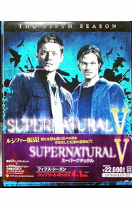 &nbsp;&nbsp;&nbsp; 【Blu−ray】SUPERNATURAL　V　スーパーナチュラル　フィフス・シーズン　コンプリート・ボックス　BOX・特典DVD付 の詳細 発売元: ワーナー・ホーム・ビデオ カナ: スーパーナチュラル5フィフスシーズンコンプリートボックスブルーレイディスク SUPERNATURAL SEASON 5 / ヨウガ ディスク枚数: 5枚 品番: SDBY28107 リージョンコード: 2 発売日: 2010/10/20 映像特典: 未公開シーン／音声解説／Apocalypse　Survival　Guides／Ghostfacers　Pods／NG集／［5］〈DVD〉第100話記念パーティーの模様 内容Disc-1＜第1話＞ミカエルの剣＜第2話＞呪われた町＜第3話＞それぞれの道＜第4話＞5年後の世界＜第5話＞蝋人形の館＜第6話＞正しき選択Disc-2＜第7話＞危険なゲーム＜第8話＞異次元へのチャンネル＜第9話＞リアル・ゴーストバスターズ＜第10話＞死の天使＜第11話＞病院に棲む怨霊＜第12話＞魂の交換Disc-3＜第13話＞両親との再会＜第14話＞ブラッディ・バレンタイン＜第15話＞蘇る死者たち＜第16話＞神からの伝言＜第17話＞バビロンの淫婦＜第18話＞最後の砦Disc-4＜第19話＞神々の集い＜第20話＞4つの指輪＜第21話＞騎士との約束＜第22話＞世界の終末 関連商品リンク : 洋画 ワーナー・ホーム・ビデオ