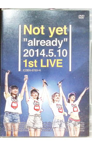 【中古】Not　yet“already”2014．5．10　1st　LIVE / Not　yet【出演】