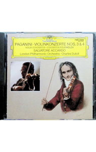 【中古】パガニーニ：ヴァイオリン協奏曲第3・4番 / デュトワ／アッカルド／ロンドン・フィルハーモニー管弦楽団