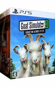 【中古】PS5【BOX・ぬいぐるみ・スチールブック・CD・ポスター・ポストカードセット付】Goat　Simulator3　「GOAT　I…