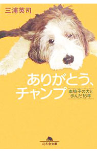 &nbsp;&nbsp;&nbsp; "ありがとう、チャンプ　車椅子の犬と歩んだ15年 " の詳細 出版社: 幻冬舎 レーベル: 幻冬舎文庫 作者: 三浦英司 カナ: アリガトウチャンプクルマイスノイヌトアユンダジュウゴネン / ミウラエイジ サイズ: 文庫 関連商品リンク : 三浦英司 幻冬舎 幻冬舎文庫　