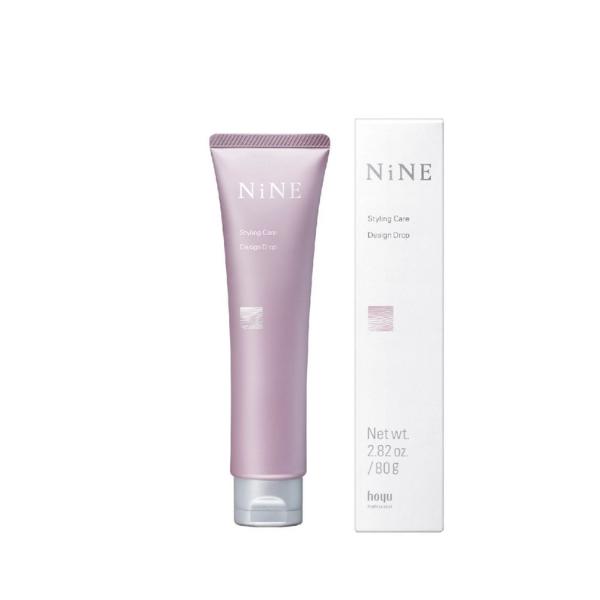 楽天renew beauty shopNiNE（ナイン）デザインドロップ 80g クリームベース スタイリング ツヤ感 ウェット感 トレンドスタイル 潤い 保湿 まとまり 柔らか いい香り