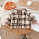 【 子供服 2点で15%OFF】 子供服 子ども服 アウター キッズ ベビー 秋服 秋 ブラウン ベージュ 女の子 男の子 こども服 赤ちゃん 80cm 90cm 100cm 110cm 長袖 上着 あたたか もこもこ