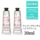 【2本セット】ロクシタン ハンドクリーム チェリーブロッサム ソフト ハンドクリーム 30ml ロクシタンハンドクリーム チェリーブロッサム チェリー LOCCITAN 保湿 乾燥 濃厚 潤い こっくり ギフト プレゼント 春