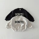 【 子供服 2点で15%OFF】 子供服 トップス トレーナー 長袖 子供 秋 秋冬 秋服 冬服 キッズ カジュアル パーカー 男の子 女の子 アイボリー ブラック ゆったり ロゴ 登校 普段着