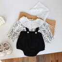 子供服 セットアップ ベビー服 ニット ニットセットアップ 女の子 ブルマ カーディガン ベージュ ブラック オシャレ かわいい ベビー キッズ 60 70 8...