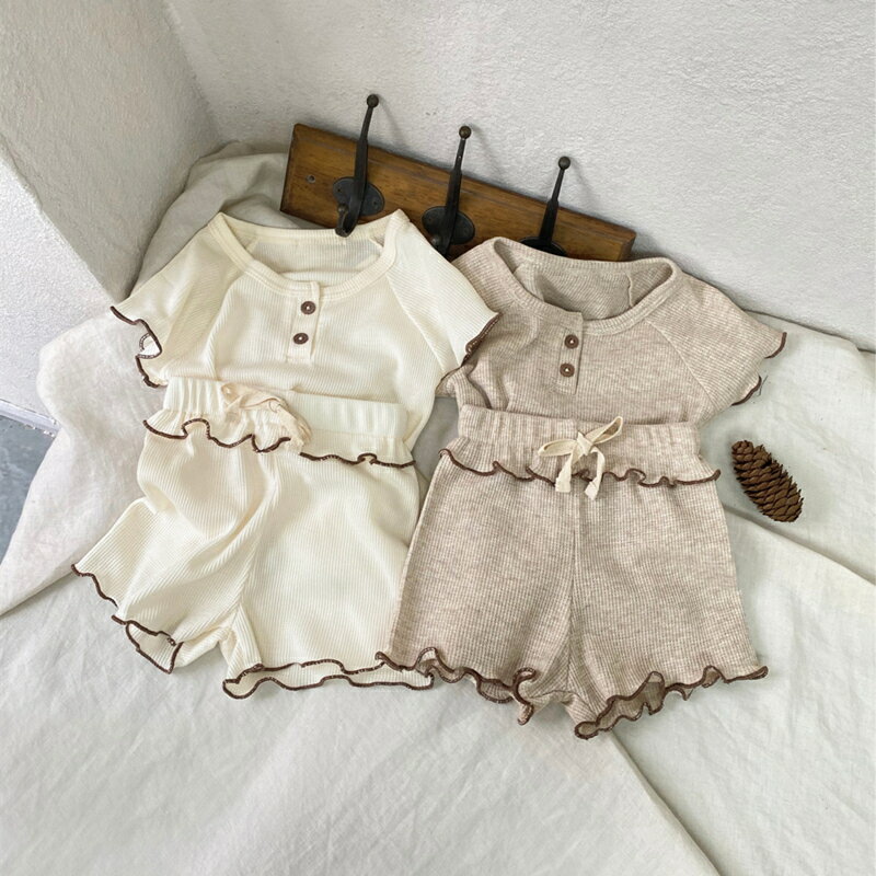 【ポイント5倍!】 【 子供服 2点で15％OFF】新作 セットアップ お出かけ 女の子 男の子 ベビー服 ワッ..