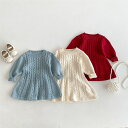 子供服 ワンピース ベビー服 ニット ニットワンピース 女の子 オシャレ かわいい ベビー キッズ 60 70 80 90 100 韓国 冬 春
