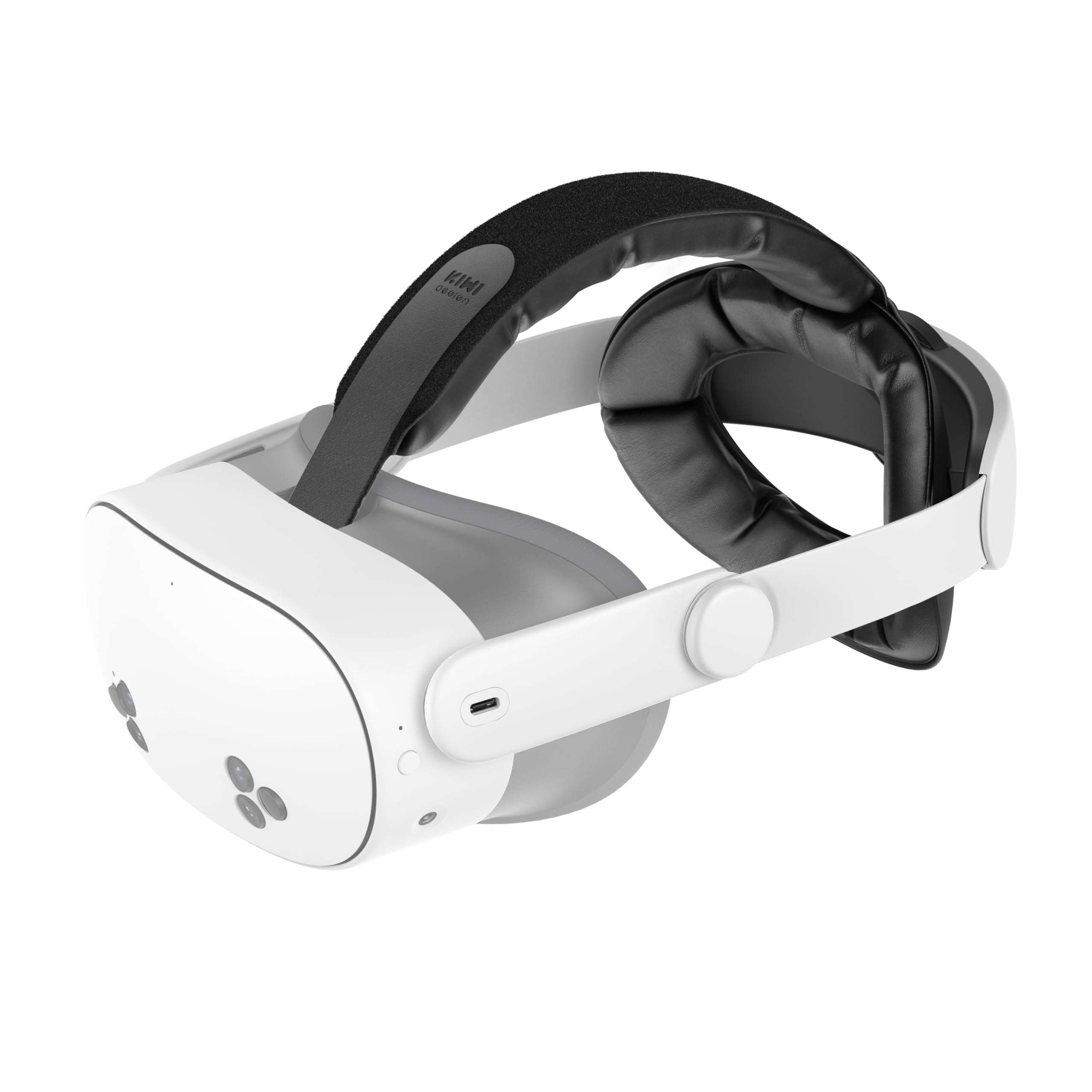 KIWI design K4 Quest 3S/3に対応 ヘッドストラップ コンフォート メタクエスト3/3Sに対応 ストラップ エリートストラップ交換用 軽量/快適な着用感 安定 meta quest 3/3sに適用 アクセサリー めたくえすと3に適用