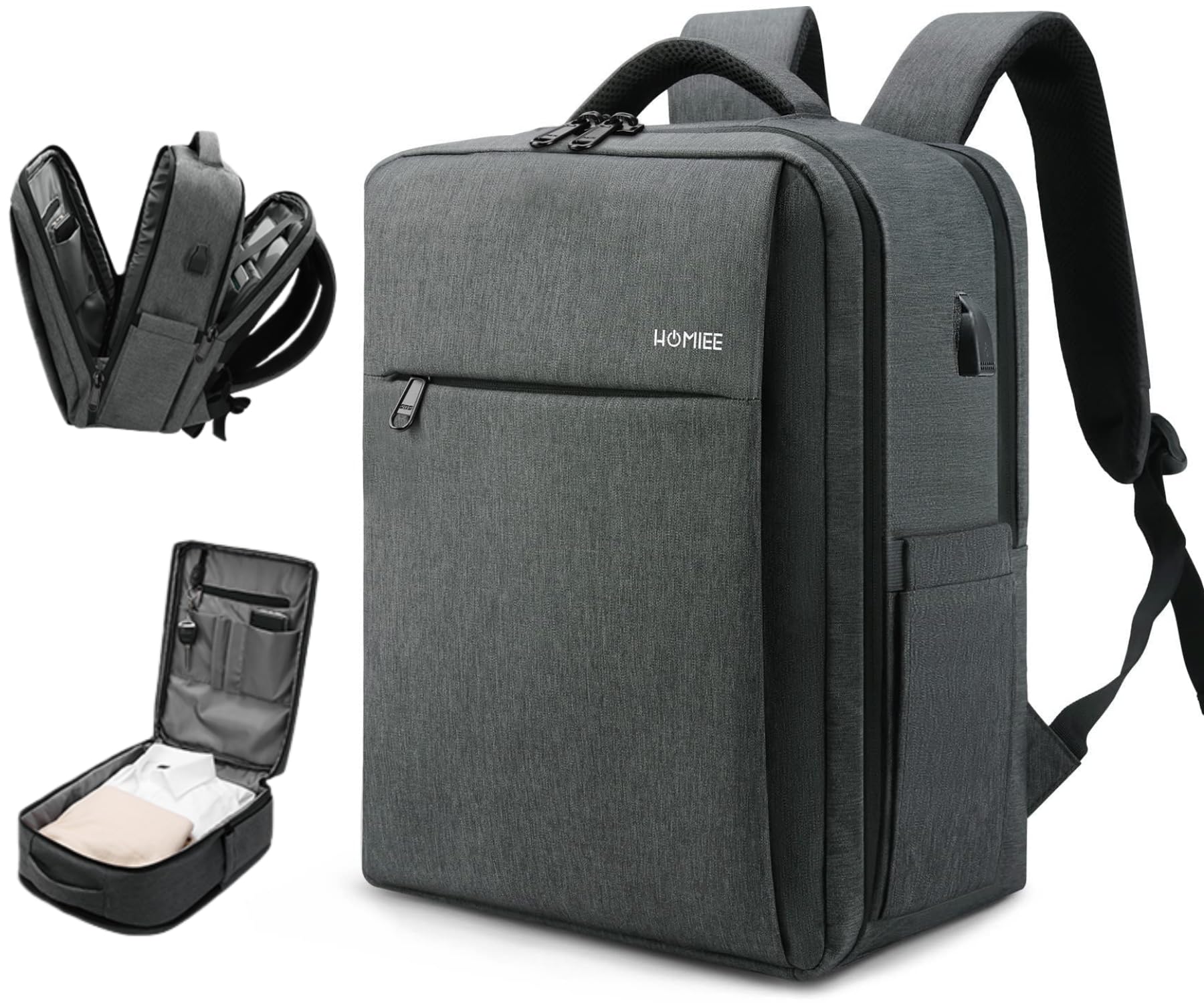 [HOMIEE] ���å� �ӥ��ͥ����å� ��� ������ �̳� ���å����å� �Хå��ѥå� �⹻�� 15.6�����PC A4 �Хå� 2WAY ������ U...