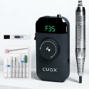 L'UGX 電動ネイルマシン 35000RPM ブラシレス ネイルドリル 研磨 爪磨き 自宅サロン用 低騒音 低振動 8個のビット