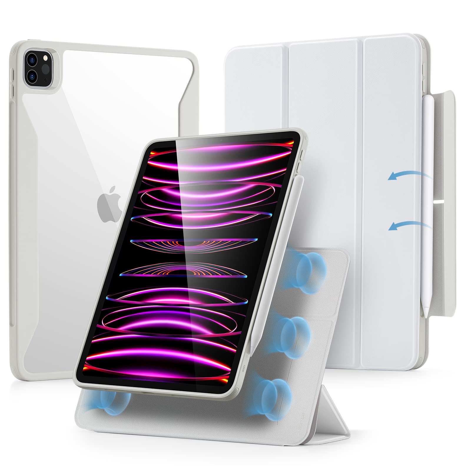 ESR iPad Pro 12.9  6/5(2022/2021) Pencilۥդ 곰ǽޥͥåȥС ...