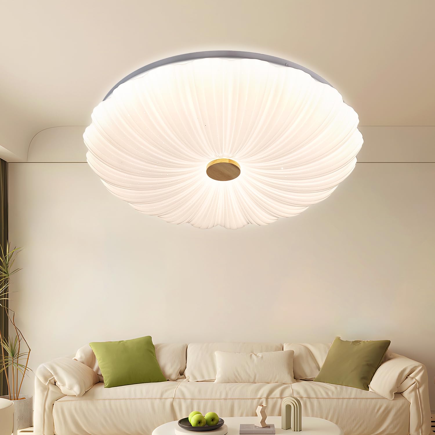 DINGLILED シーリングライト 御洒落 10畳-LED照明 3段階調色 電球色 昼光色 リモコン 和風 玄関 門灯 ..