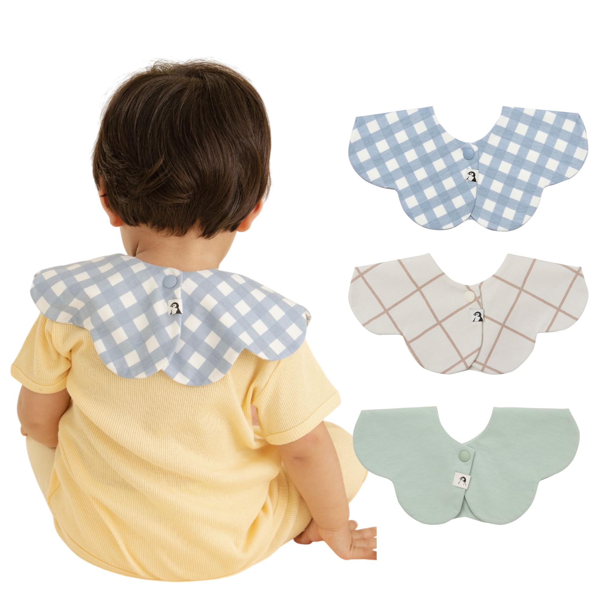 [Konny] ���ˡ������� 3�祻�å� Baby Bib 360�������� ����줫�� �ۼ�����®���� ����ץ� ���λ� �ˤλ� �٥ӡ������� �л��ˤ� ��...