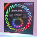 TOSY フライングリング - 1600万色RGBまたは12個のLED、超高輝度、紛失モード、自動点灯、安全でソフト、防水、軽量フリスビー、誕生日、キャンプ、屋外/屋内ギフトおもちゃ、男の子/女の子/子供用