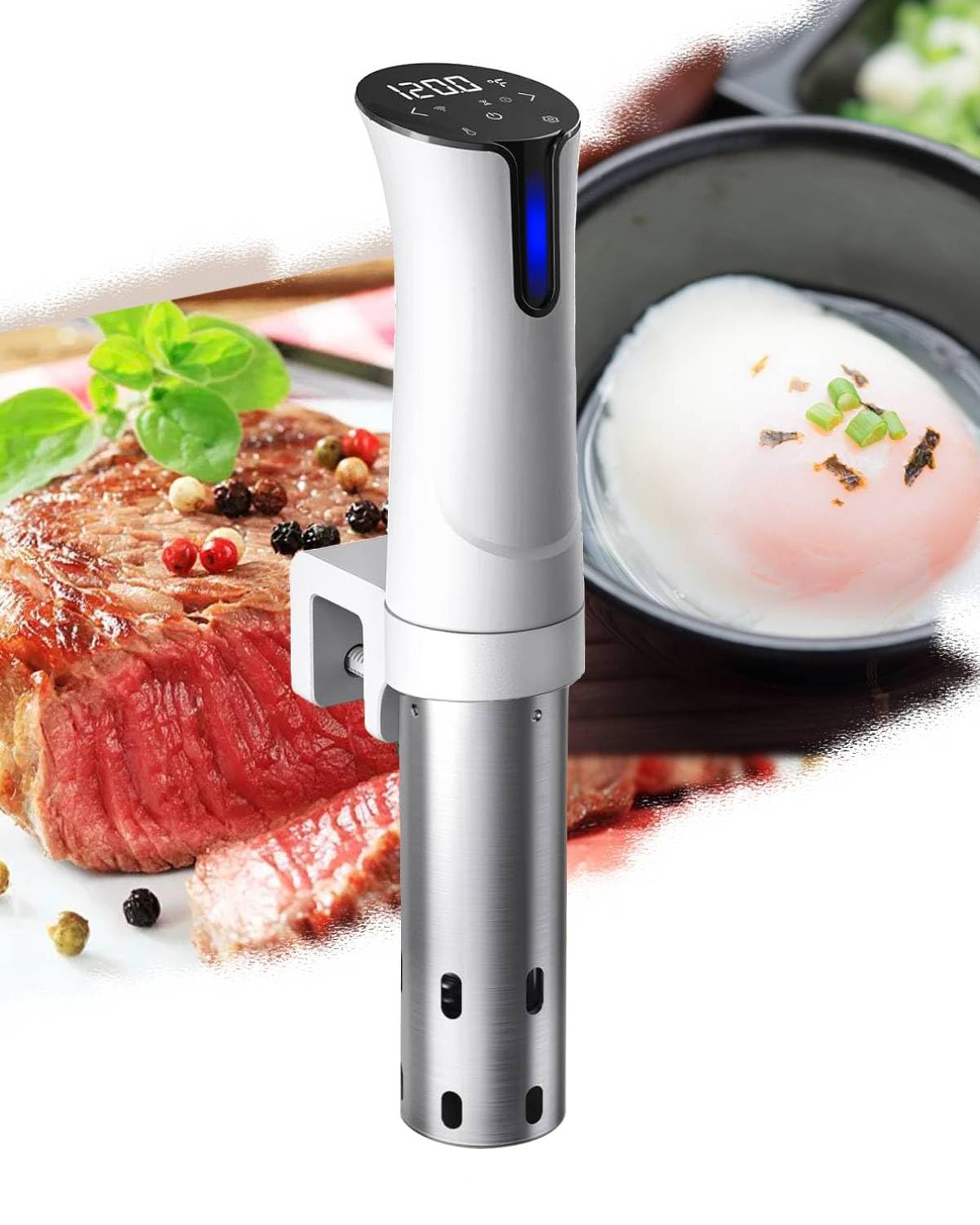 Beemyi 低温調理器 24時間 予約機能付き Sous vide スロークッカー 真空調理器 保温機能付き 低温調理..