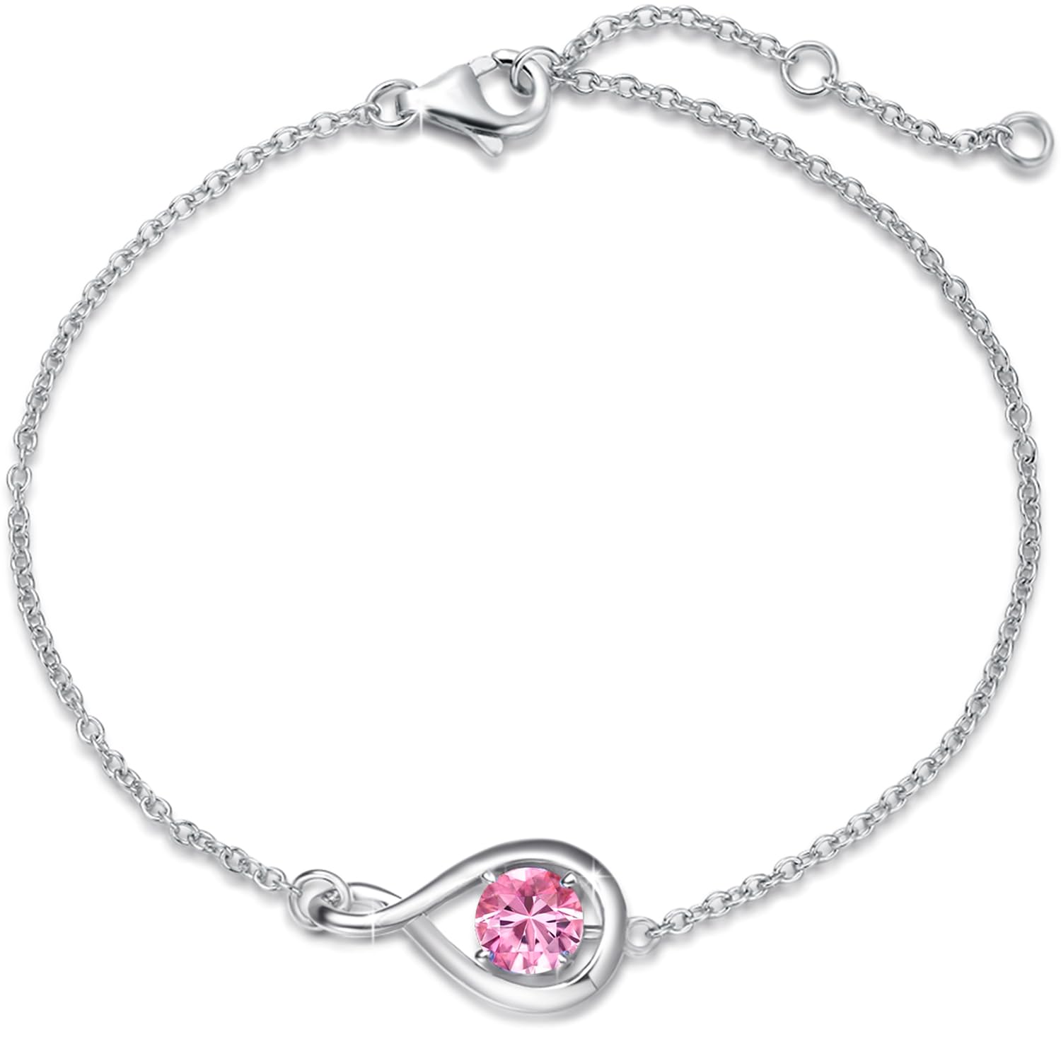 トルマリン ブレスレット レディース 10月 誕生石 しずくモチーフ ホワイトデー お返し シルバー925 誕生日 母の日 プレゼント 綺麗なBOX付き(10月...