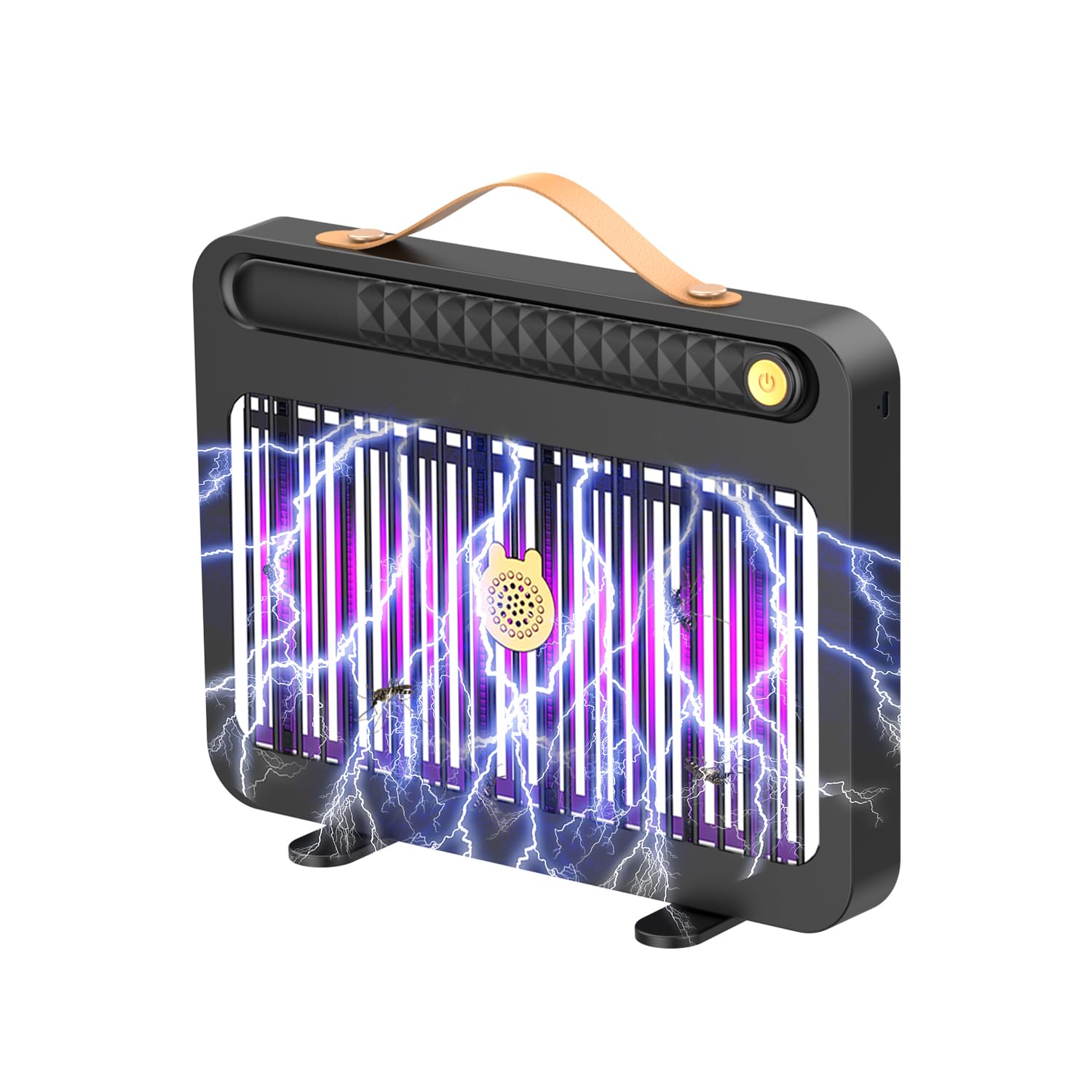 電撃殺虫器 コバエ取り 蚊取り【2025年夏新登場】THEKUKU 殺虫灯 電気蚊取り器 捕虫器 虫除け UV光源誘引式 360°強力蚊除け 静音 薬剤不要 殺虫ライト 防虫 蚊虫対策 吊り下げ式＆据え置き式両用 寝室/台所/玄関/居間/オフィス/飲食店/