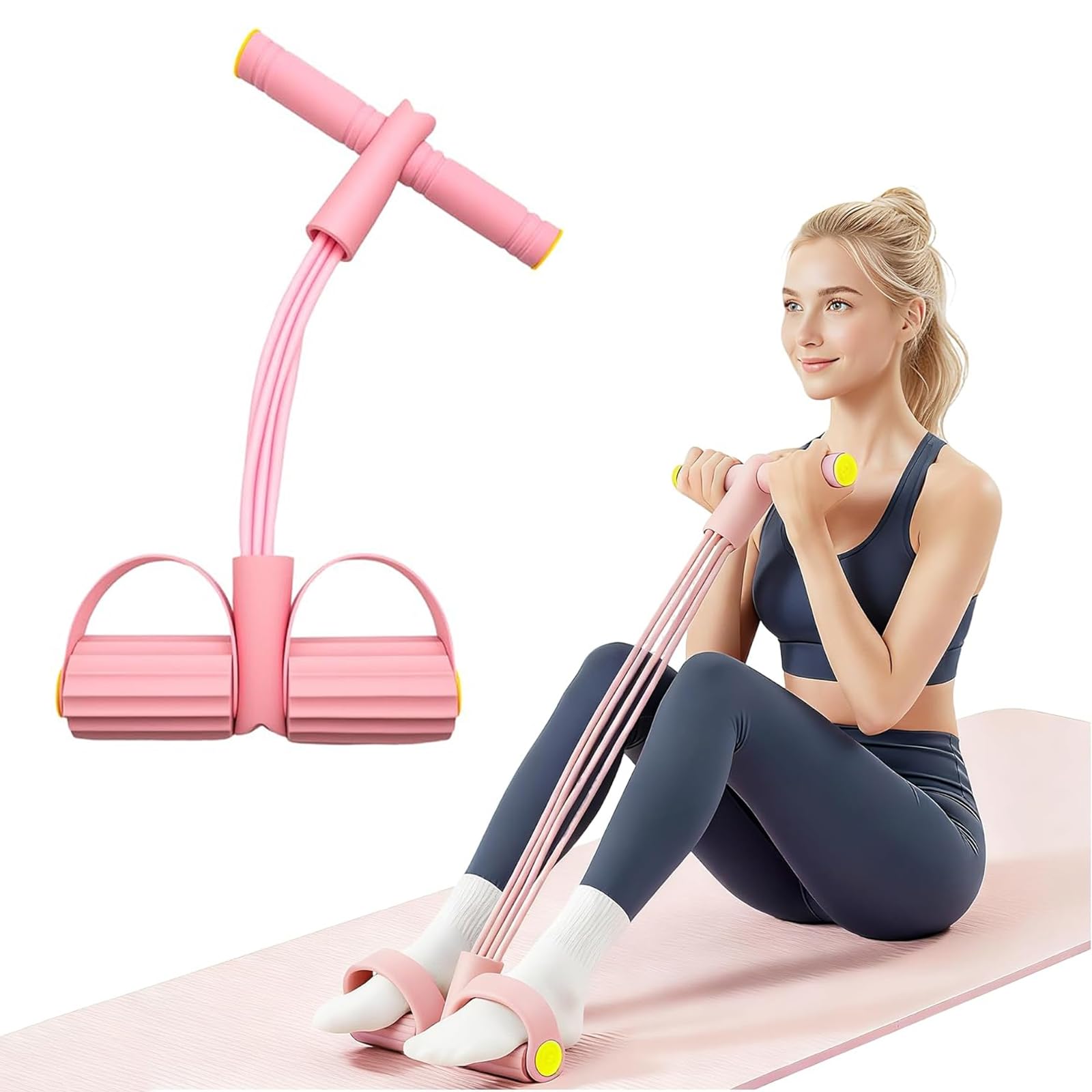 【新登場 強化6本ロープ式！】トレーニングチューブ ストレッチバンド ...(3.0)