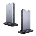 LENTION 縦置き USB C ドッキングステーション 2画面 出...(3)
