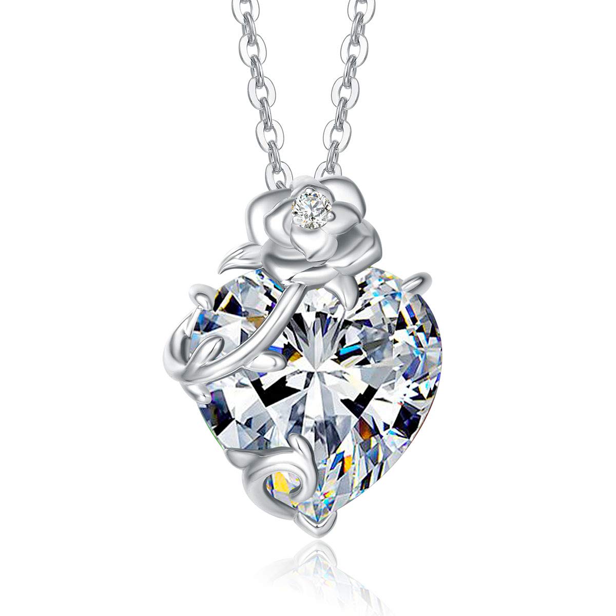 [AGVANA] �ͥå��쥹 ��ǥ����� ���� ���륳�˥� 4�� ������ �ֲ�������̡�ץ������ �ץ���ʥ�å� ����С�925 ���ꥹ�ޥ� �ۥ磻�ȥǡ� ��...