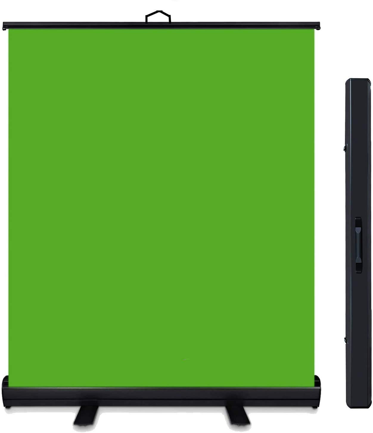 WASJOYE 背景布 緑 クロマキー 撮影用 グリーンバック 自立型 ポータブル 高さ調整可能 部屋で動画撮影 zoom会議 ライブ ゲーム配信 TikToker VTuber用 背景スクリーン