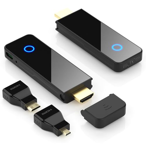 無線 HDMI無線 HDMI の送信機と受信機、BEQOOL 1080P HD 無線 HDMI の延長装置、2.4/5GHz対応、滑らか..