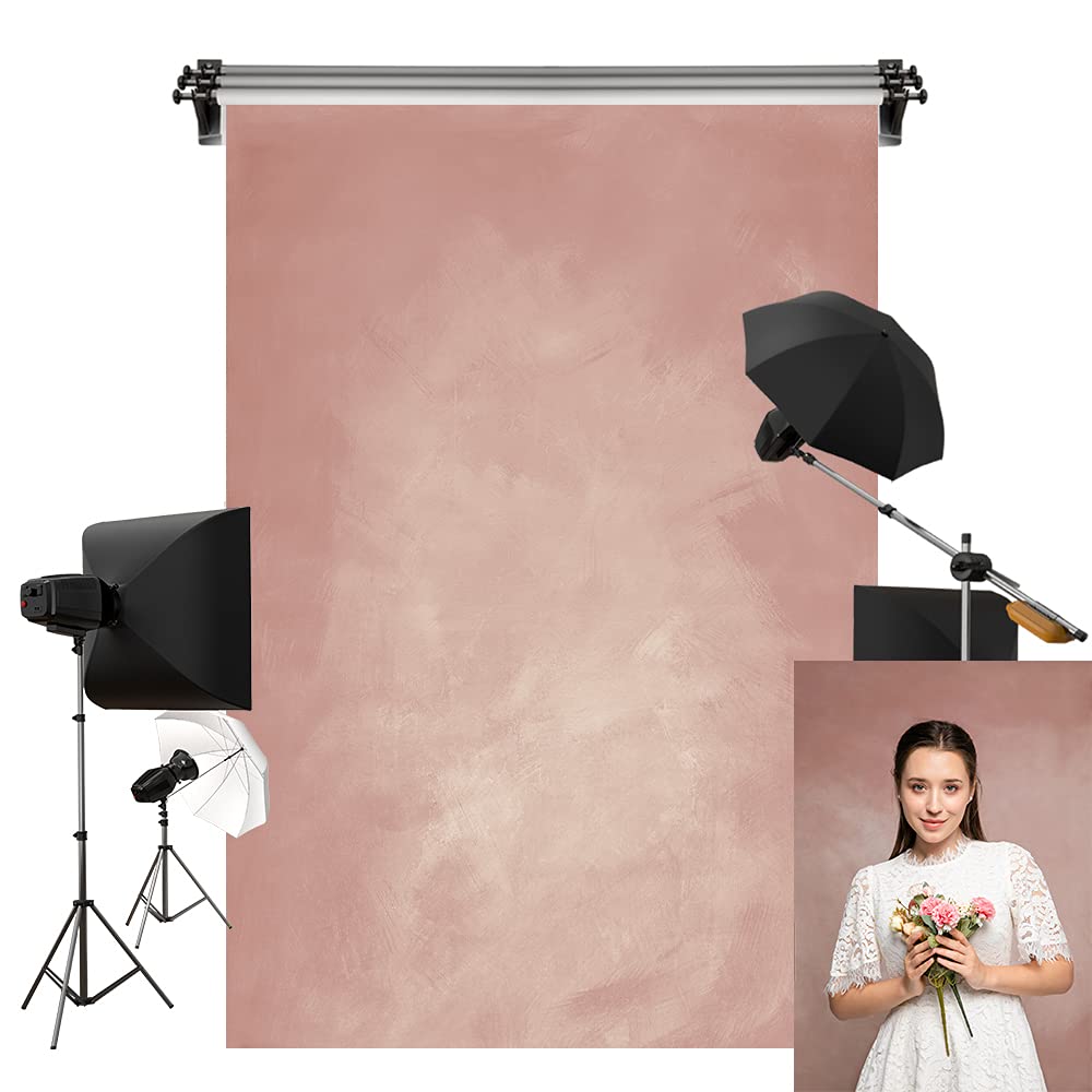 Kate 3x6m ピンク 背景布 藕ピンク テクスチャ 背景紙 子供の写真 ポートレート写真 背景 撮影用 背景..