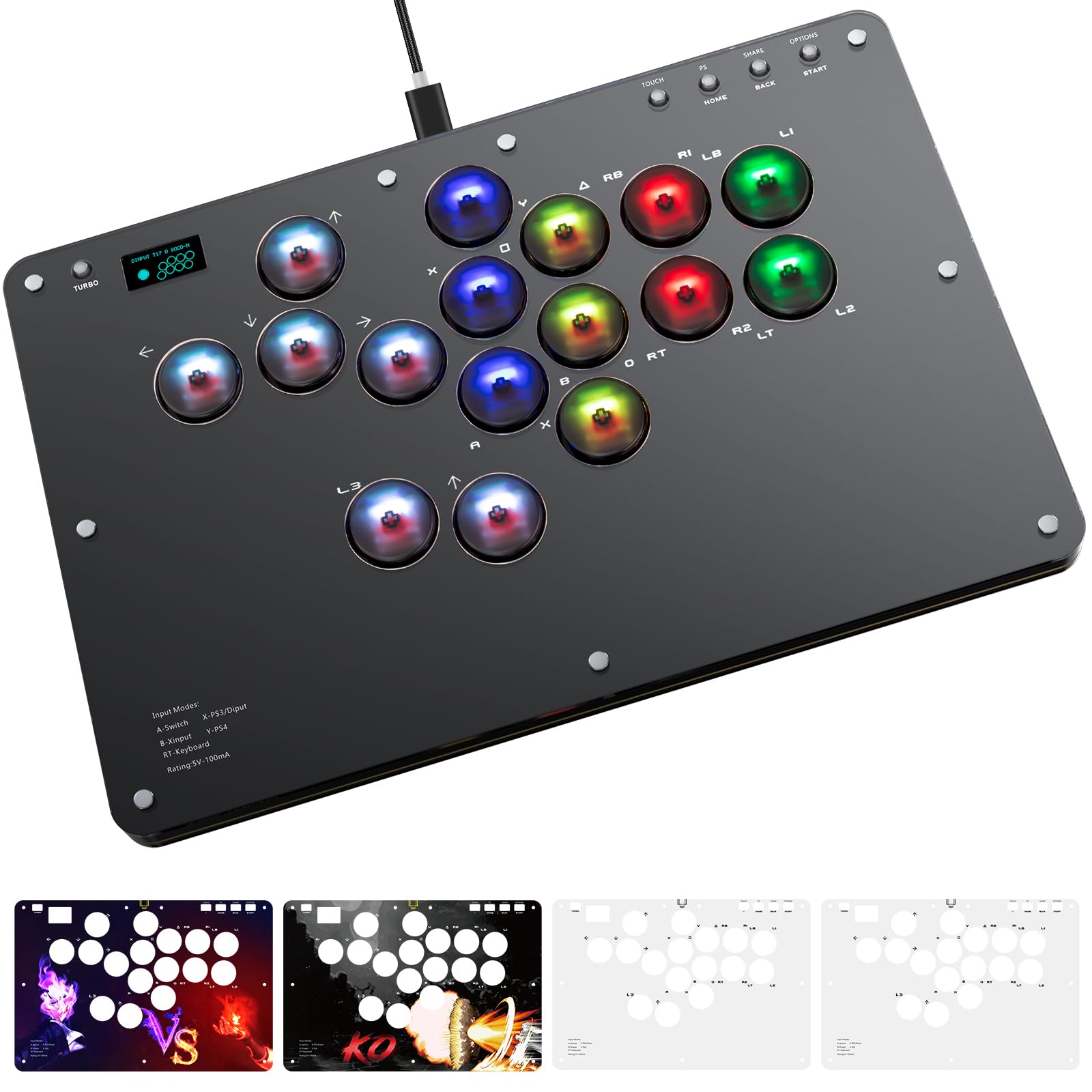 アケコン　レバーレスジャンク 楽天市場】DUELPAD レバーレス アケコン レバーレス