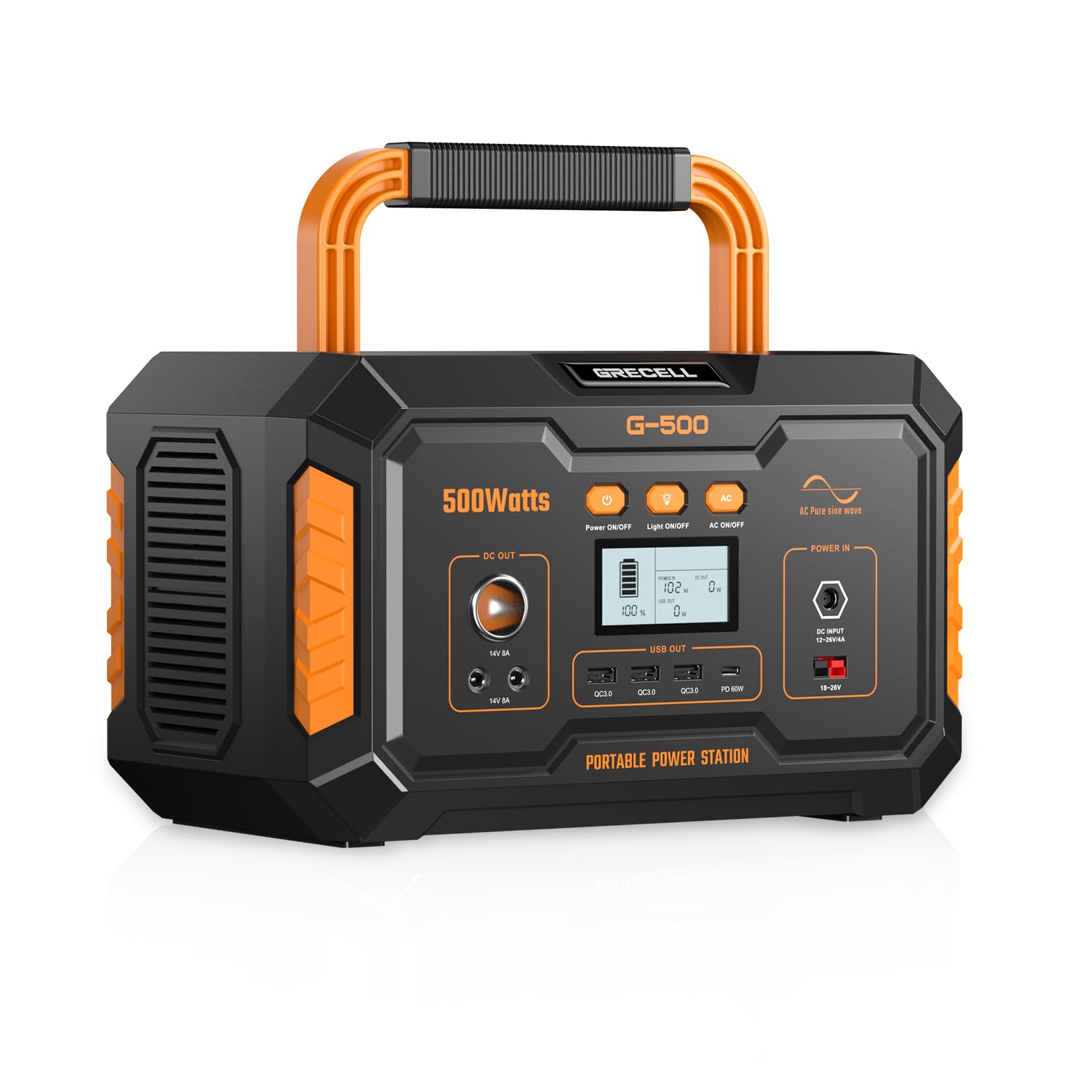 GRECELL Portable Power Station 1000W - GRECELL