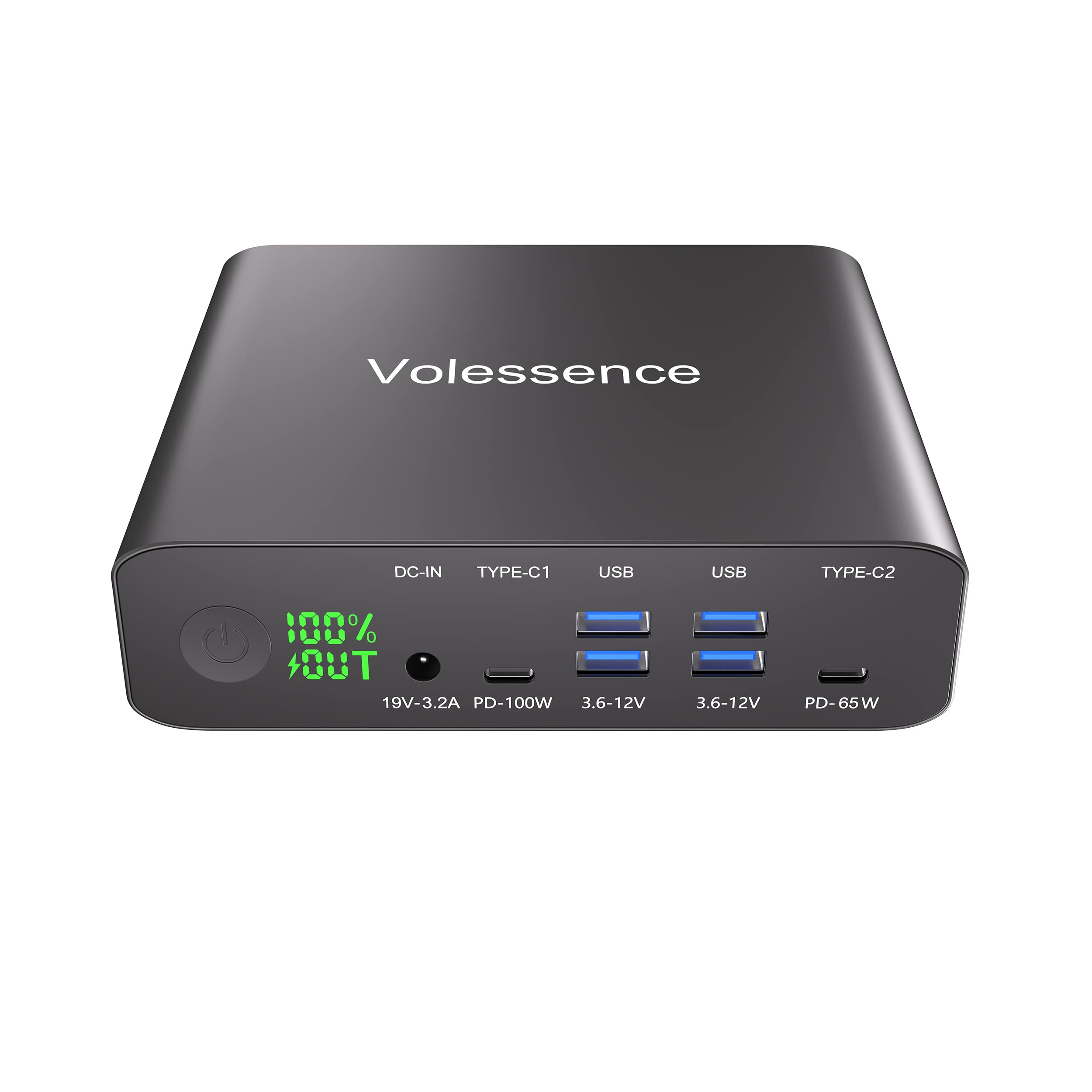 Volessence Power Bank (32000mAh / ̥ХХåƥ꡼) USB PD 3.0 б/USB-C...