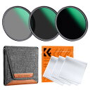 K&F Concept 67mm NDフィルターセット ND8+ND64+ND1000 減光量調整 減光フィルター AGC光学ガラス 低反射率 24層ナノコーティング 薄枠 撥水撥油防汚 フィルターケース付き 風景撮影に最適(NANO-D シリーズ)(3)