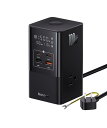Baseus USB 電源タップ 1500W PD 充電器 100W 7ポート GaN5(窒化ガリウム) 【LEDディスプレイ/雷ガード/ほこりシャッター/アー...
