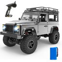 DEERC ラジコン クローラー ラジコンカー オフロード 4WD 1/12 独立懸架 操作時間100分 RCカー 大人向け 子供 LED付き カスタム可能 四...