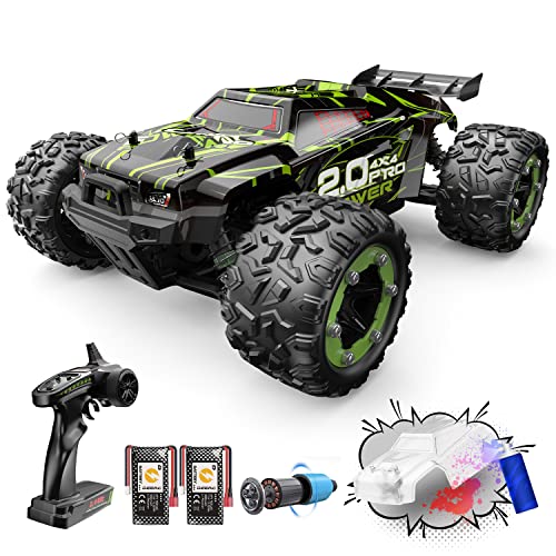 DEERC 饸 饸󥫡 ե 60km/h ֥饷쥹 RC åץ졼 4WD 1:18 ɿ Ѿ׷ ...