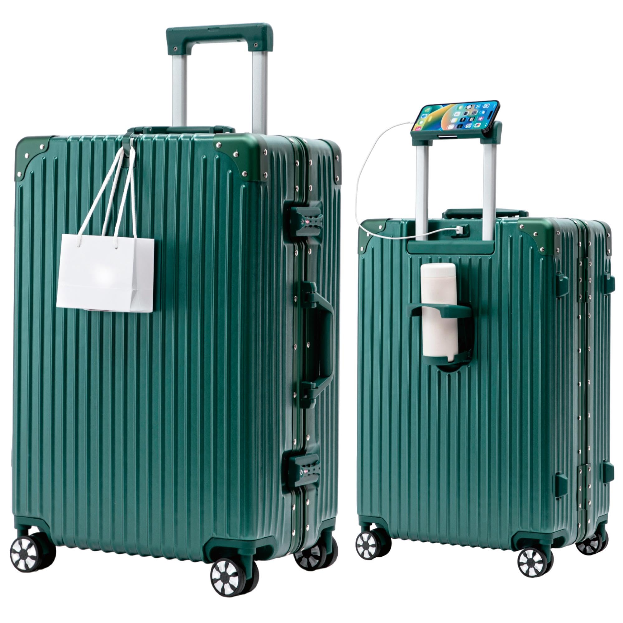 RTmoni] 【新登場・バイカラー】 スーツケース Lサイズ 100L Amazon