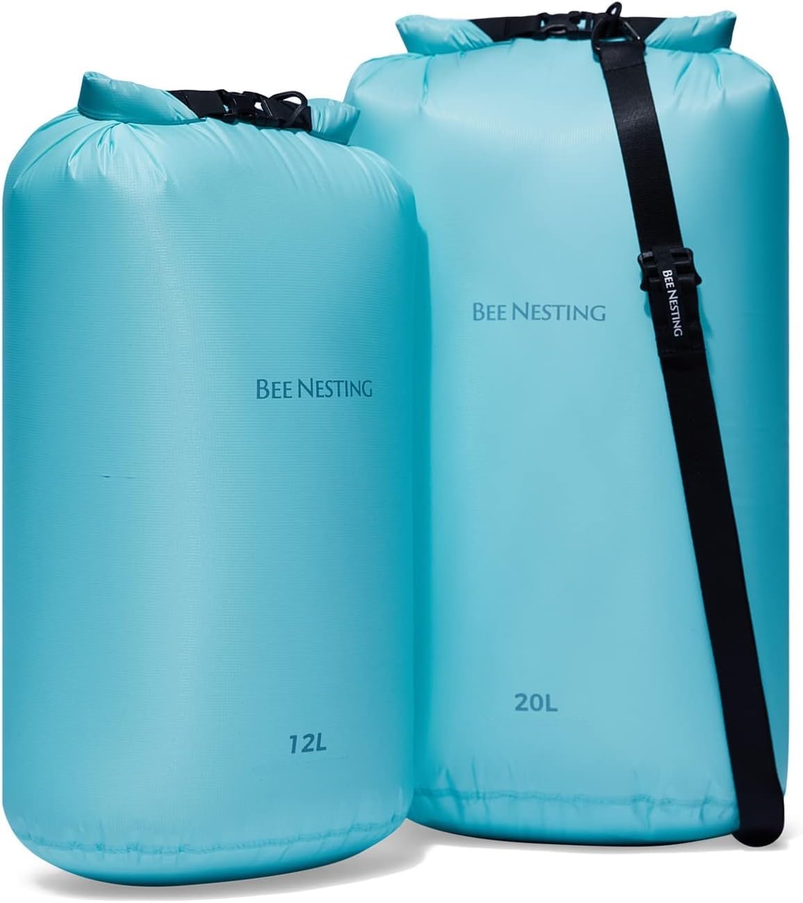 BeeNesting超軽量防水ドライバッグ L 3点セット - 軽量旅行、登山、アウトドア、ボート、カヤック、キ..