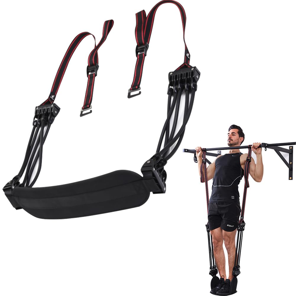 Imgokaha 懸垂 補助 懸垂チューブ 30-150KG補助強度調整可能 両足タイプ 体のバランスを保つ 10本トレーニングチューブ 高さ調節可能 懸垂補助バンド 懸垂サポート 懸垂アシスト 最大荷重200KG