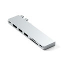 Satechi USB-C Pro ハブ スリム (シルバー) 7 i...(3)