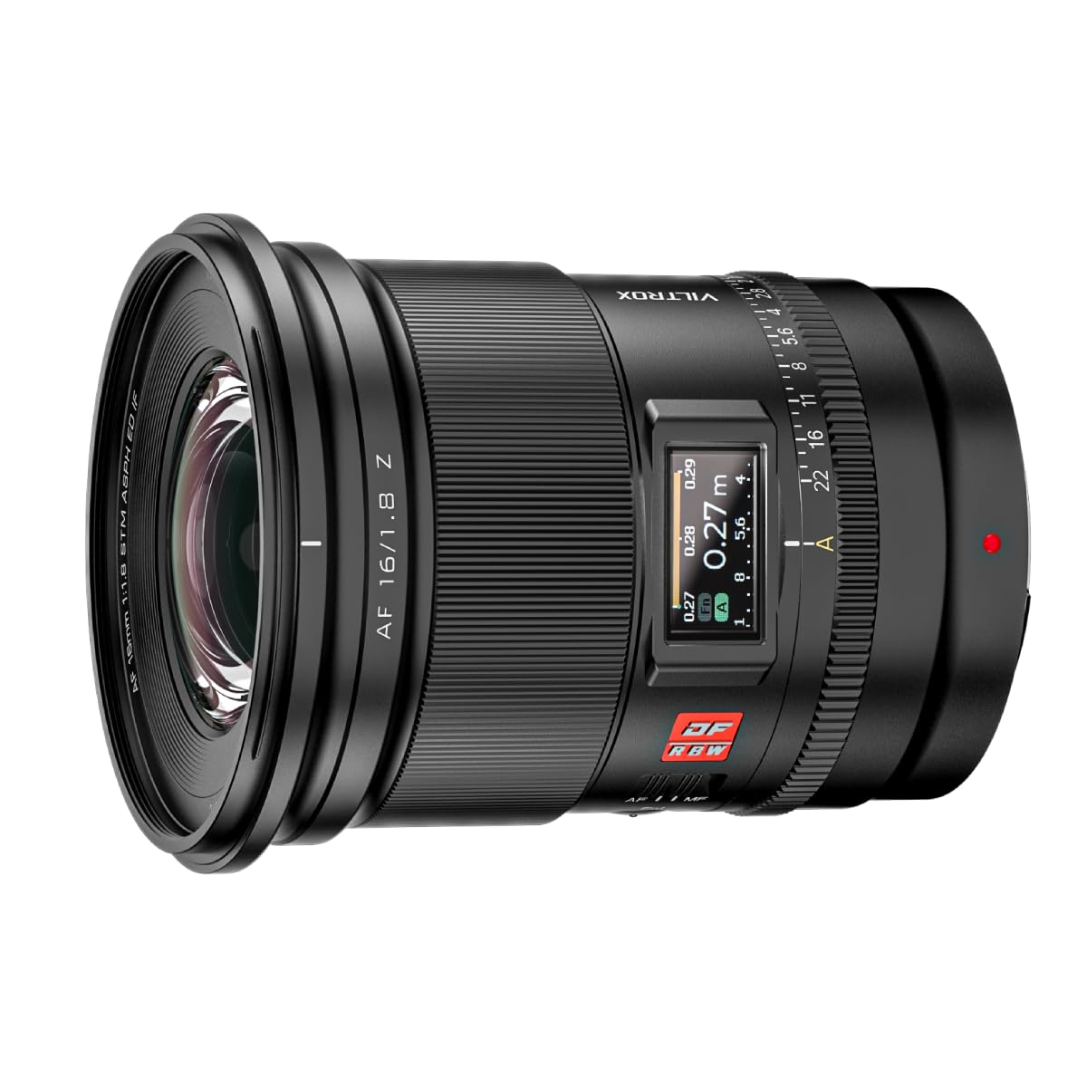 Viltrox AF 16mm F1.8 Pro Z Camera Lens with Ultra Wide Angle Autofocus LCD Screen Full Size Compatible with Nikon Z Mount Mirror