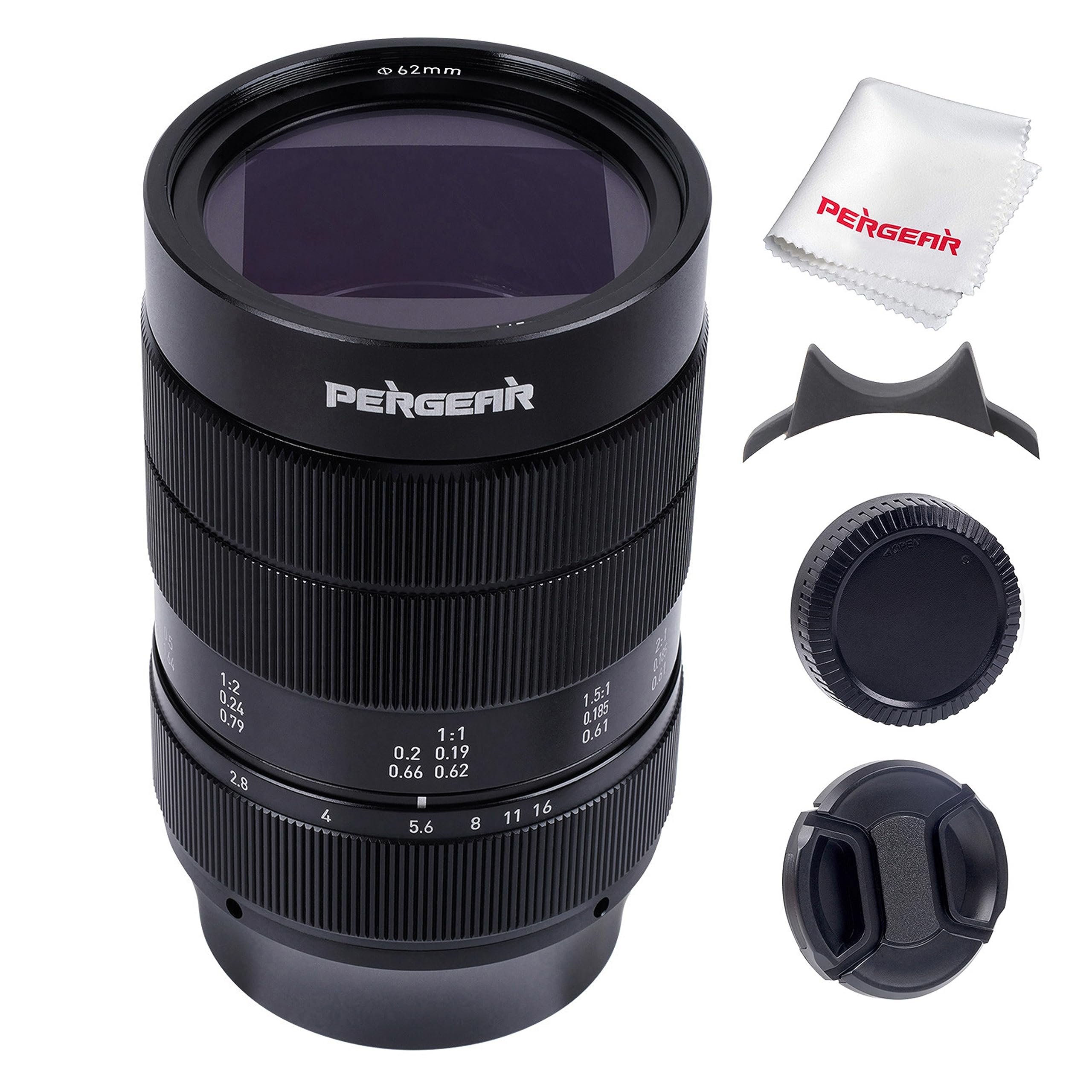 PERGEAR 60mm F2.8 II �ޥ������ �ޥ˥奢��ե������� 2X��Ψ Ķ�ޥ�������Υ �ե륵�����б� �֡�����ʤɻ��Ƥ���Ŭ (Nikon Z�ޥ����)