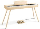 Donner 電子ピアノ 88鍵盤 ハンマーアクション 木製 MIDI...(3)