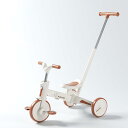 Gorocking 三輪車 折りたたみ 一台四役 4in1 押し棒付き 組み立て不要 対象年齢1.5?5歳 (ブラウンクマ)